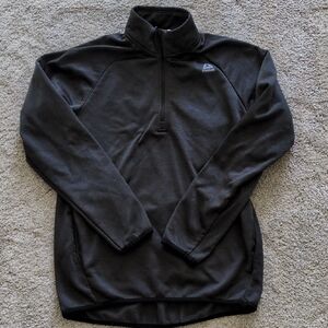 Reebok Men's Charcoal Gray Quarter Zip Pullover Size Small